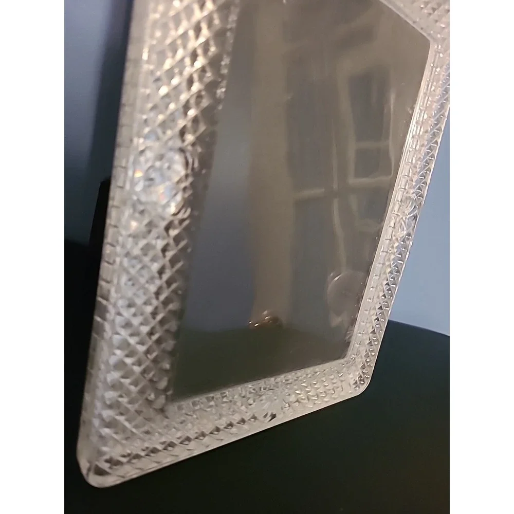Heavy Crystal Glass Photo Frame 9 x 7 In Hold Photo 5 X‎ 7 gallery picture